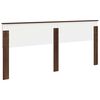 vidaXL T&ecirc;te de lit Ch&ecirc;ne brun 200 cm Bois d'ing&eacute;nierie