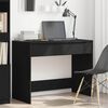 vidaXL Bureau avec tiroir Noir 100 x 50 x 78 cm Bois d'ing&eacute;nierie