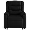 vidaXL Fauteuil inclinable de massage &eacute;lectrique noir similicuir