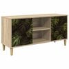 vidaXL Meuble TV ELBURG 102 x 33 x 50 cm Sonoma Bois d'ing&eacute;nierie