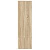 vidaXL Buffet haut ch&ecirc;ne sonoma 29,5x34x119,5 cm bois d'ing&eacute;nierie