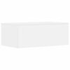 vidaXL Bureau mural Blanc 80 x 45 x 30 cm Bois d'ing&eacute;nierie