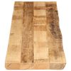 vidaXL Dessus de table bord vivant 160x40x3,8 cm bois de manguier brut