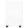 vidaXL Classeur mobile Blanc 39x45x67 cm Acier