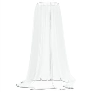 vidaXL Moustiquaire pour parasol 220 maille blanc &Phi;300x230 cm