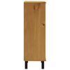 vidaXL Armoire &agrave; chaussures FLAM 59,5x35x107 cm bois massif de pin