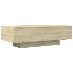 vidaXL Table basse ch&ecirc;ne sonoma 100x49,5x31 cm bois d'ing&eacute;nierie
