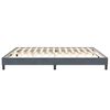 vidaXL Cadre de lit sans matelas gris foncé 200x220 cm velours