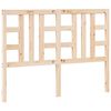 vidaXL T&ecirc;te de lit 141x4x100 cm Bois massif de pin