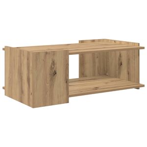 vidaXL Table basse Ch&ecirc;ne artisanal 90 x 50 x 33 cm Bois d'ing&eacute;nierie