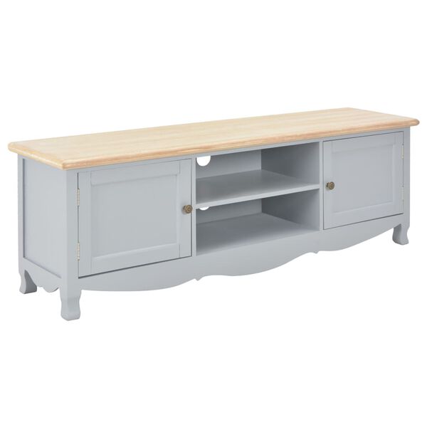 vidaXL Meuble TV Gris 120x30x40 cm Bois