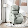 vidaXL Fauteuil inclinable &eacute;lectrique gris clair velours