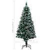 vidaXL Arbre de No&euml;l artificiel avec LED/boules pommes de pin 180cm