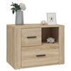 vidaXL Table de chevet Ch&ecirc;ne sonoma 60x36x45 cm Bois d'ing&eacute;nierie