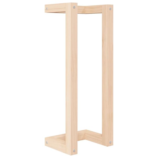 vidaXL Porte-serviette 23x18x60 cm Bois de pin massif