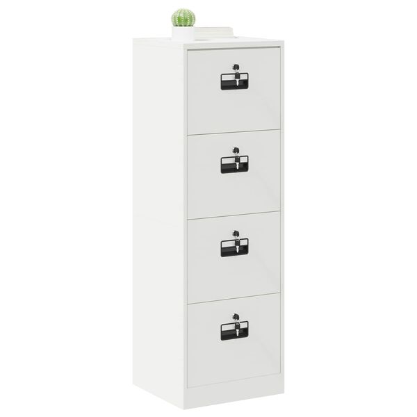 vidaXL Armoire de rangement avec stockage 2 pcs Blanc 80 x 40 x 180 cm