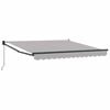 vidaXL Auvent r&eacute;tractable Gris clair 300 x 250 x 165 cm