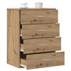 vidaXL Buffet Ch&ecirc;ne artisanal 60 x 39 x 80 cm Bois d'ing&eacute;nierie