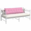 vidaXL Coussin de Dos Rose 160 x 19 x 50 cm tissu