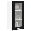 vidaXL Armoire suspendue Ch&ecirc;ne noir 40 x 31 x 80 cm Bois d'ing&eacute;nierie