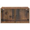 vidaXL Meuble mural Bois Ancien 68 x 37 x 35 cm Bois d'ing&eacute;nierie