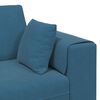 vidaXL Canap&eacute; 3 pcs Bleu 250 x 188 x 76 cm Velours
