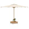 vidaXL Couvercle de base de parasol beige 70x70x25 cm