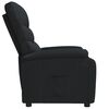 vidaXL Fauteuil inclinable Noir Tissu