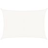vidaXL Voile d'ombrage 160 g/m² Blanc 3x4,5 m PEHD