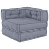 vidaXL Unit&eacute; de canap&eacute; modulaire Tissu Gris 70 x 70 x 56 cm