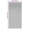 VidaXL Rideau anti-insectes gris fonc&eacute; 100x200 cm bambou