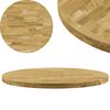 vidaXL Dessus de table Bois de ch&ecirc;ne massif Rond 44 mm 900 mm