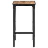 vidaXL Ensemble de bar 3 pcs bois de manguier brut massif et m&eacute;tal