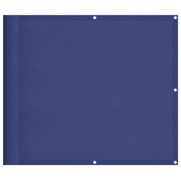 vidaXL &Eacute;cran de balcon bleu 90x800 cm 100% polyester oxford