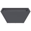 vidaXL Cache-pot de jardin Anthracite 35 x 35 x 15 cm