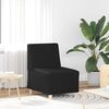 vidaXL Unit&eacute; de Sofa Modulaire Sans Accoudoirs 3 pcs Noir