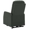 vidaXL Fauteuil de massage Anthracite Similicuir