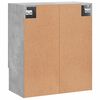 vidaXL Armoire murale gris béton 60x31x70 cm bois d'ingénierie