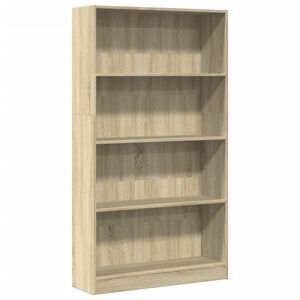 vidaXL Biblioth&egrave;que ch&ecirc;ne sonoma 80x24x143 cm bois d'ing&eacute;nierie