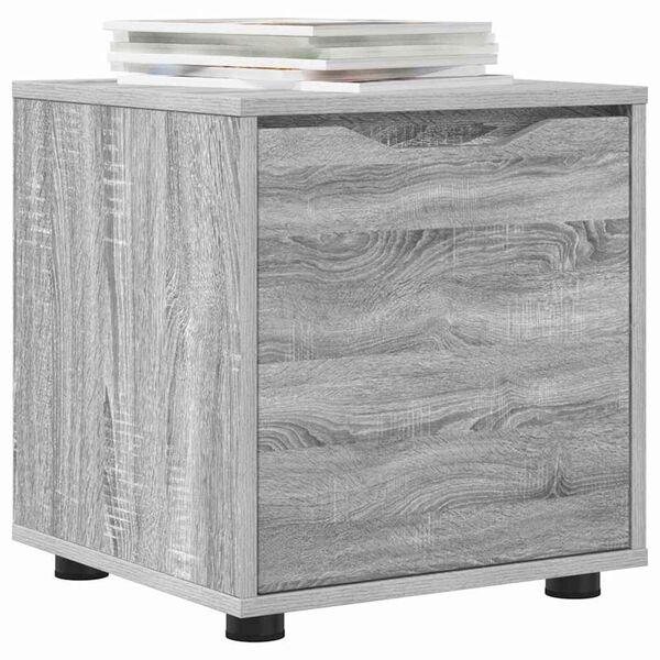 vidaXL Cabinet de salle de bain Gris Sonoma 40,5 x 40 x 44 cm