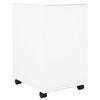 vidaXL Classeur mobile Blanc 39x45x67 cm Acier