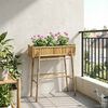 vidaXL Jardini&egrave;re avec support Naturel 100 x 38 x 114 cm Bambou