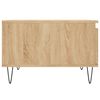 vidaXL Table basse ch&ecirc;ne sonoma 55x55x36,5 cm bois d'ing&eacute;nierie