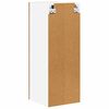 vidaXL Armoire suspendue Bois ancien et Blanc 30 x 31 x 80 cm