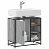 vidaXL Armoire de lavabo de salle de bain sonoma gris 65x33x60 cm
