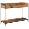 vidaXL Table console Bois Ancien 100 x 34,5 x 75 cm Bois d'ing&eacute;nierie