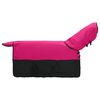 vidaXL Couverture &Eacute;quine Rose et Noir 105 cm Polyester