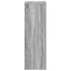 vidaXL Support pour plantes sonoma gris 33x33x100 cm bois d'ing&eacute;nierie