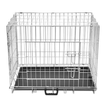 vidaXL Cage métallique et pliable pour chiens L