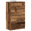 vidaXL Buffet vieux bois 60x35x98,5 cm bois d'ing&eacute;nierie